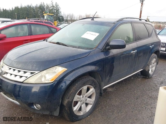 2006 Nissan Murano SL with VIN JN8AZ08W86W535607, listed as a IAAI auction lot 41754643 with 172,691 mi miles. Bid and sale history available at carsss.com. Image 2.