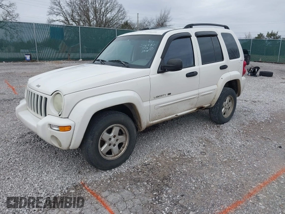2002 Jeep Liberty Limited with VIN 1J4GL58K32W246480, listed as a IAAI auction lot 41832097 with 300,097 mi miles and . Bid and sale history available at carsss.com. Image 2.