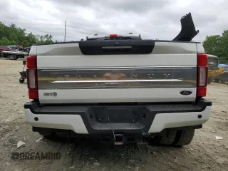 2022 Ford Super Duty F-450 DRW XL with VIN 1FT8W4DT9NED86425, listed as a Copart auction lot 54955994 with 19,767 mi miles and Salvage Title. Bid and sale history available at carsss.com. Image 6.