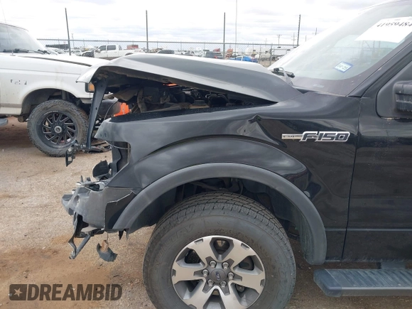 2013 Ford F-150 XL with VIN 1FTFW1EF3DKE10698, listed as a IAAI auction lot 41959484 with 158,287 mi miles. Bid and sale history available at carsss.com. Image 6.