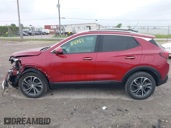 2021 Buick Encore GX Essence with VIN KL4MMGSL5MB118720, listed as a IAAI auction lot 42526561 with 135,855 mi miles and . Bid and sale history available at DreamBid. Image 14.