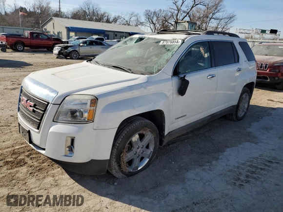 2012 GMC Terrain SLT-1 with VIN 2GKFLVE50C6182771, listed as a Copart auction lot 87076854 with 122,313 mi miles and Salvage Title. Bid and sale history available at carsss.com. Image 1.