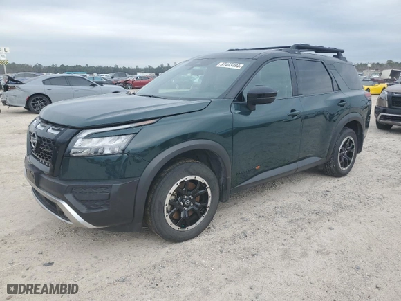 2024 Nissan Pathfinder SV with VIN 5N1DR3BD1RC221736, listed as a Copart auction lot 87403494 with 25,970 mi miles and Salvage Title. Bid and sale history available at carsss.com. Image 1.