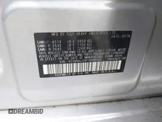2015 Subaru Legacy Limited с VIN 4S3BNAL69F3008122, выставлен на аукционе IAAI как лот 42784063 с пробегом 106 149 миль миль и . История ставок и продаж доступна на DreamBid. Изображение 9.