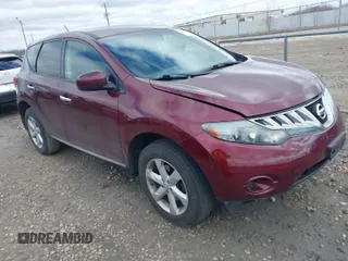 2010 Nissan Murano S with VIN JN8AZ1MU6AW001587, listed as a IAAI auction lot 42028005 with 157,172 mi miles. Bid and sale history available at carsss.com. Image 1.