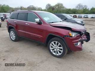 2017 Jeep Grand Cherokee Limited z VIN 1C4RJFBG8HC760544, wystawiony jako IAAI lot #42167275 z przebiegiem 39 002 mil mil oraz . Historia ofert i sprzedaży dostępna na DreamBid. Obrazek 1.