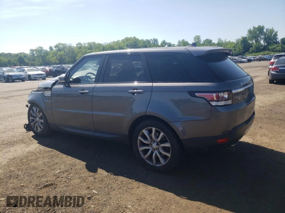 2016 Land Rover Range Rover Sport HSE with VIN SALWR2VFXGA562493, listed as a Copart auction lot 60824745 with 93,064 mi miles and Salvage title. Bid and sale history available at DreamBid. Image 2.