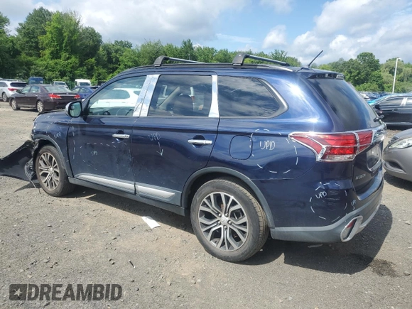 2016 Mitsubishi Outlander SE with VIN JA4AZ3A39GZ035253, listed as a Copart auction lot 62355235 with 97,963 mi miles and Salvage title. Bid and sale history available at DreamBid. Image 2.