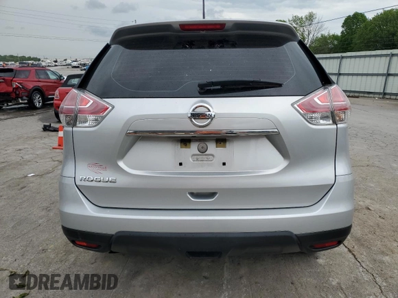 2015 Nissan Rogue SV with VIN KNMAT2MT6FP576395, listed as a Copart auction lot 54565935 with 143,259 mi miles and Salvage Title. Bid and sale history available at DreamBid. Image 6.