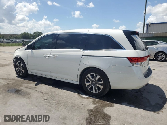 2017 Honda Odyssey Touring z VIN 5FNRL5H99HB007993, wystawiony jako Copart lot #60501805 z przebiegiem 104 628 mil mil oraz Szkoda całkowita • Salvage title. Historia ofert i sprzedaży dostępna na DreamBid. Obrazek 2.
