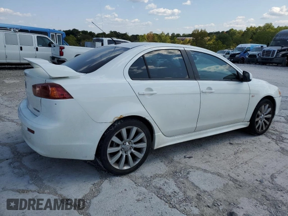 2008 Mitsubishi Lancer GTS with VIN JA3AU86U28U012588, listed as a Copart auction lot 71644484 with 158,345 mi miles and Salvage Title. Bid and sale history available at carsss.com. Image 3.
