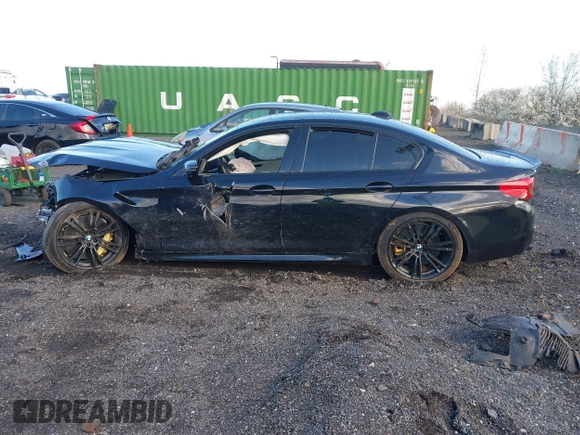 2019 BMW M5 Competition z VIN WBSJF0C59KB448103, wystawiony jako IAAI lot #41962677 z przebiegiem 42 455 mil mil oraz . Historia ofert i sprzedaży dostępna na DreamBid. Obrazek 14.