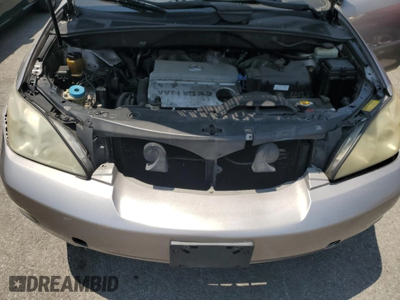 2005 Lexus RX 330 with VIN JTJGA31U050059147, listed as a Copart auction lot 64481685 with 185,305 mi miles and Salvage title. Bid and sale history available at DreamBid. Image 12.
