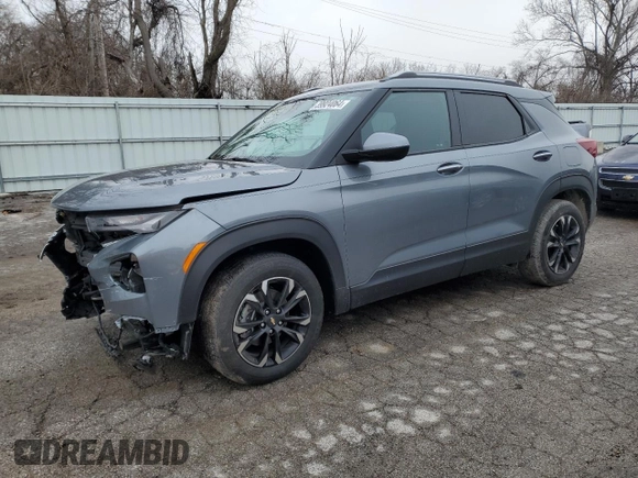 2022 Chevrolet TrailBlazer LT with VIN KL79MPS2XNB007243, listed as a Copart auction lot 39924064 with 47,670 mi miles and . Bid and sale history available at DreamBid. Image 1.