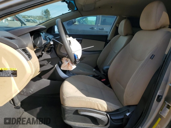 2013 Hyundai Elantra GLS with VIN 5NPDH4AE9DH268713, listed as a Copart auction lot 53203525 with 132,540 mi miles and Salvage title. Bid and sale history available at DreamBid. Image 7.