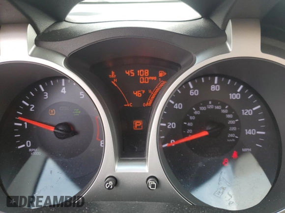 2015 Nissan Juke S with VIN JN8AF5MVXFT552851, listed as a Copart auction lot 52374565 with 45,108 mi miles and Salvage Title. Bid and sale history available at DreamBid. Image 9.