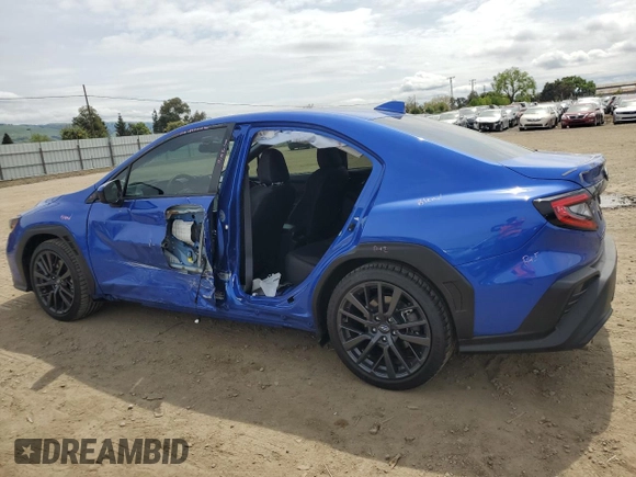 2023 Subaru WRX Premium with VIN JF1VBAF65P9824749, listed as a Copart auction lot 52210825 with 4,965 mi miles and Salvage title. Bid and sale history available at DreamBid. Image 2.