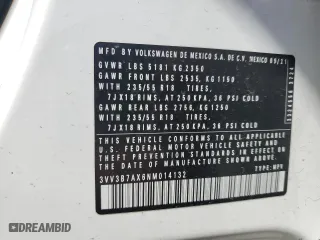 2022 Volkswagen Tiguan SE with VIN 3VV3B7AX6NM014132, listed as a Copart auction lot 47386675 with 0 mi miles and Salvage Title. Bid and sale history available at carsss.com. Image 15.