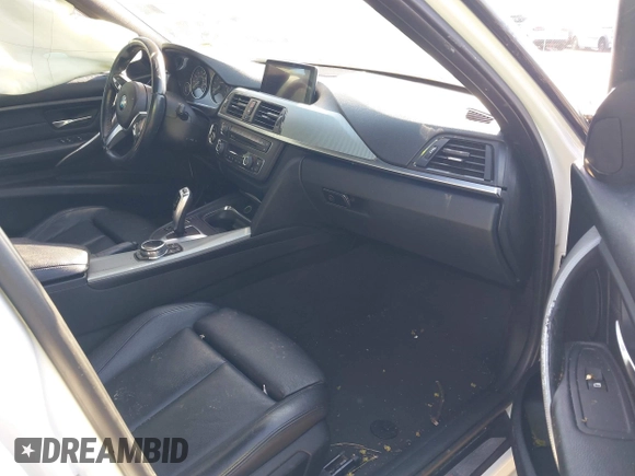 2014 BMW 3 Series 328i xDrive with VIN WBA3B3G51ENR81909, listed as a IAAI auction lot 41990108 with 83,051 mi miles. Bid and sale history available at carsss.com. Image 5.