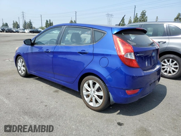 2012 Hyundai Accent SE with VIN KMHCU5AE9CU035072, listed as a Copart auction lot 54616835 with 107,682 mi miles and Clean Title. Bid and sale history available at carsss.com. Image 2.
