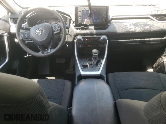 2021 Toyota RAV4 LE with VIN 2T3F1RFV6MC229588, listed as a Copart auction lot 57961865 with 43,652 mi miles and Salvage title. Bid and sale history available at DreamBid. Image 8.