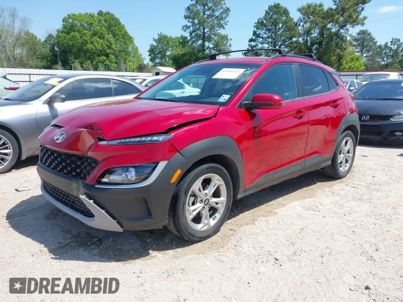 2022 Hyundai Kona SEL with VIN KM8K62AB1NU880382, listed as a IAAI auction lot 41976517 with 30,903 mi miles and . Bid and sale history available at DreamBid. Image 17.