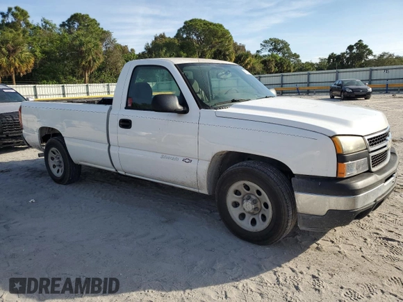 2006 Chevrolet Silverado 1500 Work Truck with VIN 1GCEC14V46E262639, listed as a Copart auction lot 82054124 with 226,003 mi miles and Clean Title. Bid and sale history available at carsss.com. Image 4.
