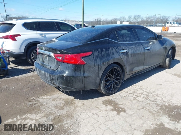 2017 Nissan Maxima SV with VIN 1N4AA6AP8HC441553, listed as a IAAI auction lot 41595557 with 96,076 mi miles and . Bid and sale history available at DreamBid. Image 4.