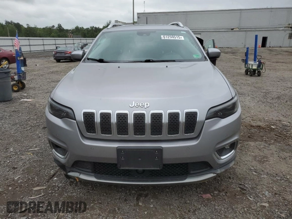 2019 Jeep Cherokee Limited with VIN 1C4PJMDX6KD216537, listed as a Copart auction lot 61259515 with 59,422 mi miles and Salvage title. Bid and sale history available at DreamBid. Image 5.