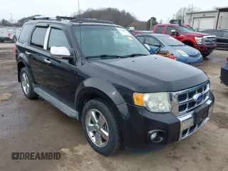 2011 Ford Escape Limited with VIN 1FMCU9EG4BKB89802, listed as a IAAI auction lot 41723632 with 265,092 mi miles. Bid and sale history available at carsss.com. Image 1.