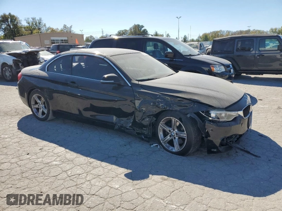 2014 BMW 4 Series 428i with VIN WBA3V7C54EJ872629, listed as a Copart auction lot 76668064 with 104,244 mi miles and Salvage title. Bid and sale history available at DreamBid. Image 4.