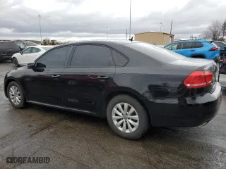 2012 Volkswagen Passat S w/Appearance with VIN 1VWAH7A30CC100422, listed as a Copart auction lot 47727135 with 167,598 mi miles and Salvage Title. Bid and sale history available at carsss.com. Image 2.