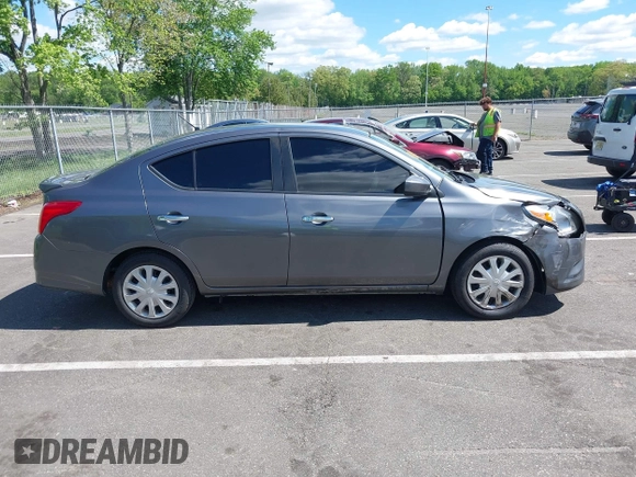 2019 Nissan Versa SV with VIN 3N1CN7AP6KL872565, listed as a IAAI auction lot 42194591 with 86,504 mi miles and . Bid and sale history available at DreamBid. Image 13.