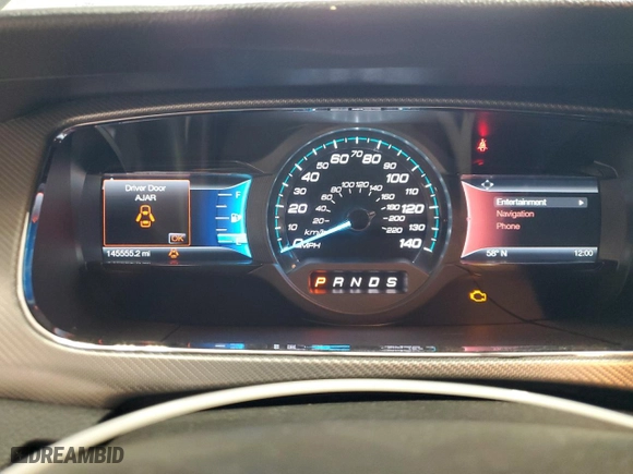 2014 Ford Taurus SHO with VIN 1FAHP2KT6EG108662, listed as a Copart auction lot 48908155 with 145,555 mi miles and Clean Title. Bid and sale history available at carsss.com. Image 9.