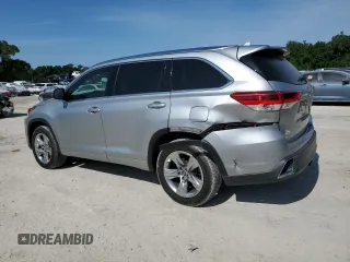 2017 Toyota Highlander Limited with VIN 5TDYZRFH6HS197887, listed as a Copart auction lot 57961905 with 114,535 mi miles and Salvage title. Bid and sale history available at DreamBid. Image 2.
