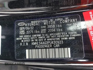 2023 Hyundai Elantra SEL с VIN KMHLS4AG3PU430923, выставлен на аукционе Copart как лот 58924775 с пробегом 13 551 миль миль и Списание • Salvage title. История ставок и продаж доступна на DreamBid. Изображение 13.