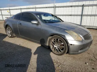 2005 Infiniti G35 Coupe with VIN JNKCV54E15M405378, listed as a Copart auction lot 82643354 with 119,742 mi miles and Salvage Title. Bid and sale history available at carsss.com. Image 4.