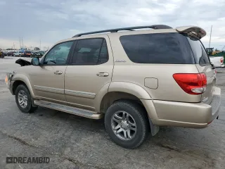 2007 Toyota Sequoia Limited with VIN 5TDBT48A67S288358, listed as a Copart auction lot 71980114 with 116,858 mi miles and Salvage Title. Bid and sale history available at carsss.com. Image 2.