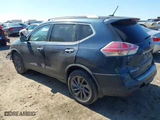 2016 Nissan Rogue SV with VIN KNMAT2MT8GP718652, listed as a IAAI auction lot 41633293 with 134,075 mi miles. Bid and sale history available at carsss.com. Image 3.