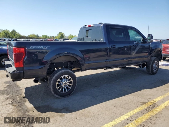 2022 Ford F-250 XL with VIN 1FT7W2BNXNEC81770, listed as a Copart auction lot 52626614 with Not provided miles and Salvage title. Bid and sale history available at DreamBid. Image 3.