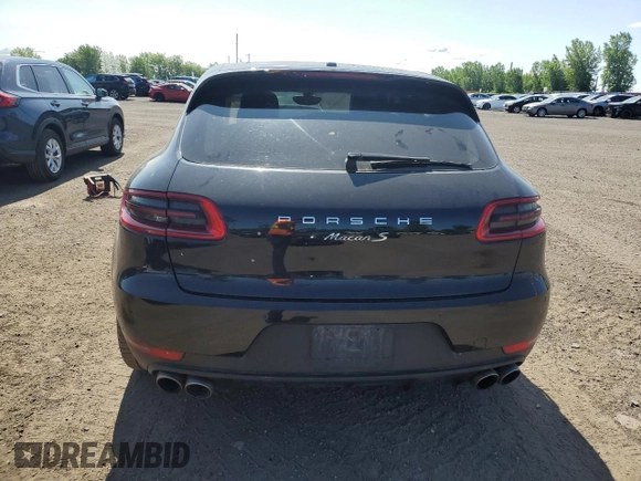 2015 Porsche Macan S with VIN WP1AB2A5XFLB53253, listed as a Copart auction lot 61959715 with 157,610 mi miles and Salvage title. Bid and sale history available at DreamBid. Image 6.