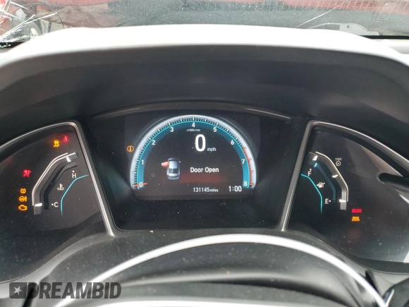 2016 Honda Civic EX-T with VIN 2HGFC1F36GH648281, listed as a Copart auction lot 58599385 with 131,145 mi miles and Salvage title. Bid and sale history available at DreamBid. Image 9.