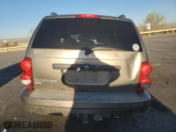 2007 Dodge Durango SLT with VIN 1D8HD48P27F560742, listed as a Copart auction lot 49616885 with 266,750 mi miles and Salvage title. Bid and sale history available at DreamBid. Image 6.