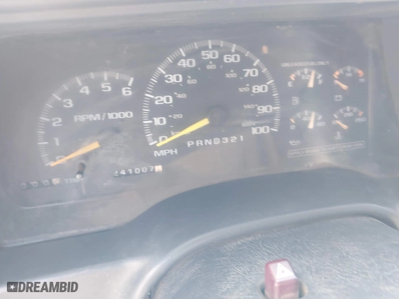 1999 Chevrolet Tahoe with VIN 1GNEC13R7XJ573387, listed as a IAAI auction lot 42001191 with 241,007 mi miles. Bid and sale history available at carsss.com. Image 7.