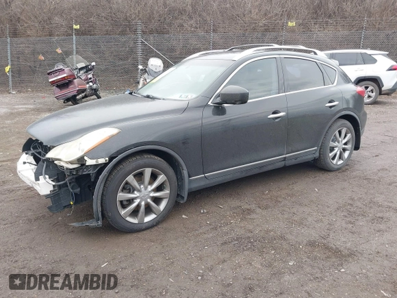 2012 Infiniti EX Journey with VIN JN1AJ0HR4CM450268, listed as a IAAI auction lot 41694446 with 160,023 mi miles. Bid and sale history available at carsss.com. Image 2.