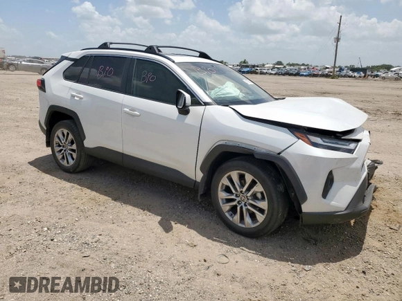 2024 Toyota RAV4 XLE Premium with VIN 2T3C1RFV0RW311924, listed as a Copart auction lot 61507685 with Not provided miles and Salvage title. Bid and sale history available at DreamBid. Image 4.