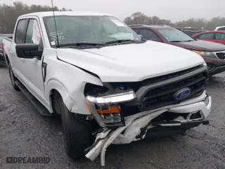 2023 Ford F-150 XL with VIN 1FTFW1E56PFA90555, listed as a IAAI auction lot 41539367 with 53,905 mi miles. Bid and sale history available at carsss.com. Image 1.