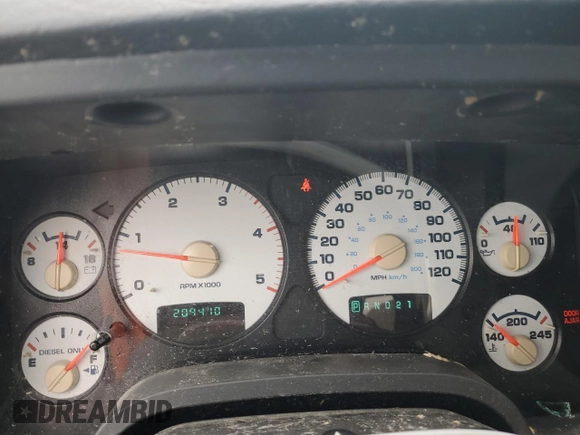 2004 Dodge 3500 SLT z VIN 3D7LU38C34G260093, wystawiony jako Copart lot #75538614 z przebiegiem 209 410 mil mil oraz Szkoda całkowita • Salvage title. Historia ofert i sprzedaży dostępna na DreamBid. Obrazek 9.