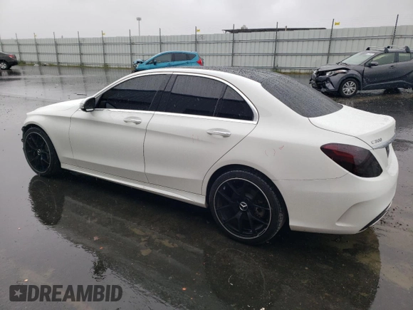 2017 Mercedes-Benz C 300 with VIN 55SWF4JB2HU234300, listed as a Copart auction lot 49301735 with 56,919 mi miles and Salvage Title. Bid and sale history available at DreamBid. Image 2.