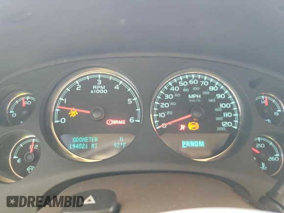 2009 Chevrolet Tahoe LS with VIN 1GNFC13049R138045, listed as a Copart auction lot 61542965 with 194,021 mi miles and Salvage title. Bid and sale history available at DreamBid. Image 9.